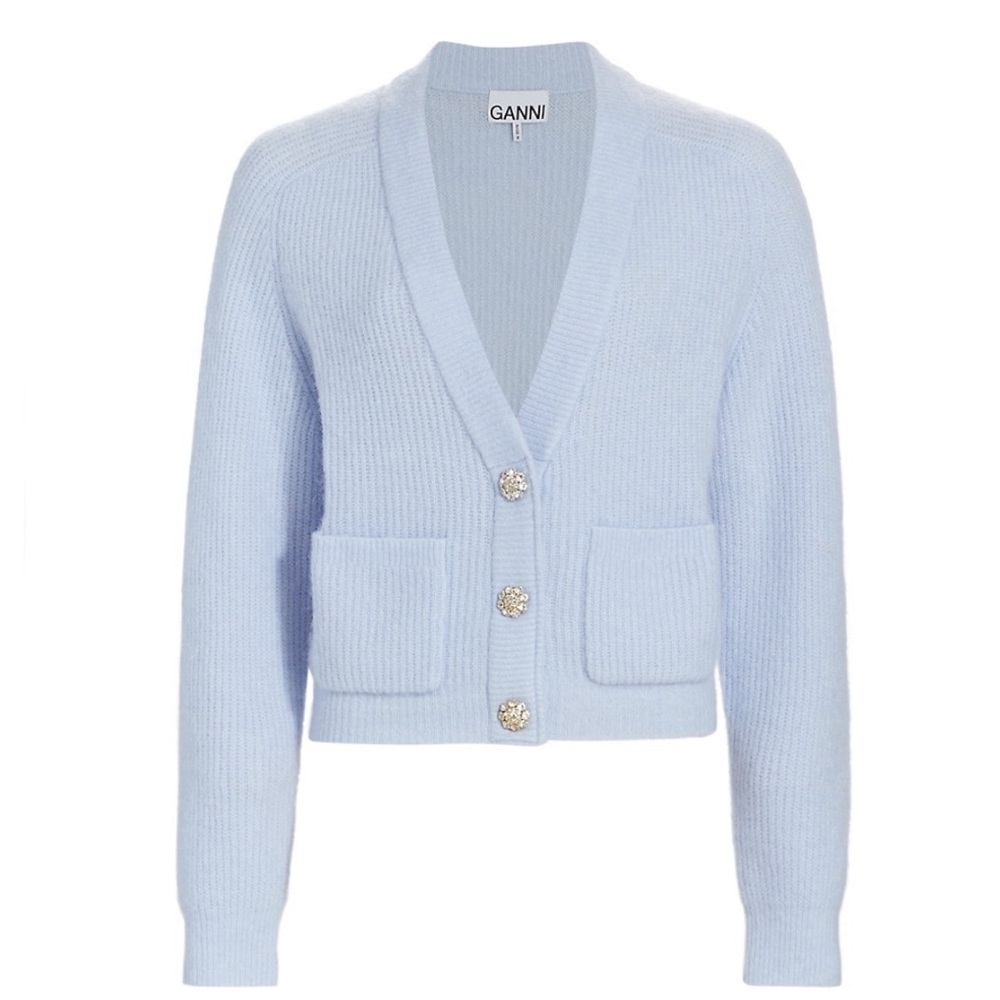 Ganni alpaca and merino wool sweater S